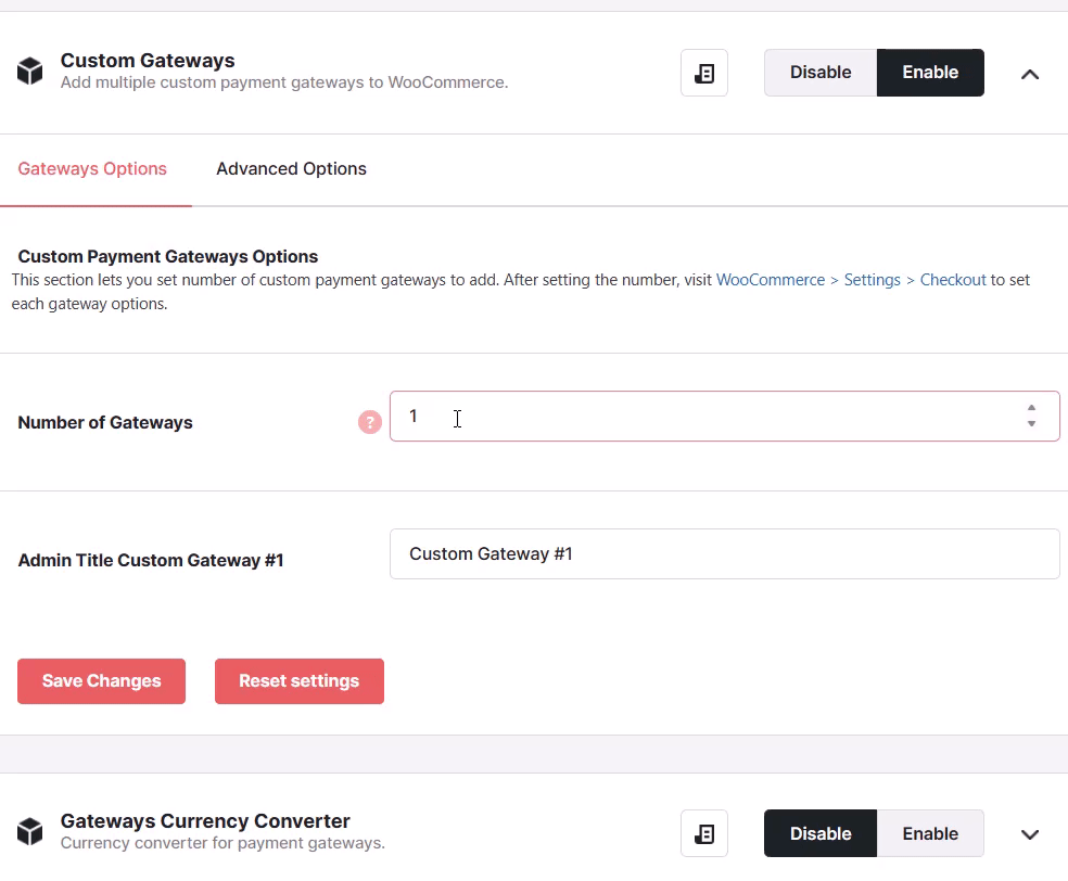 Custom Gateways