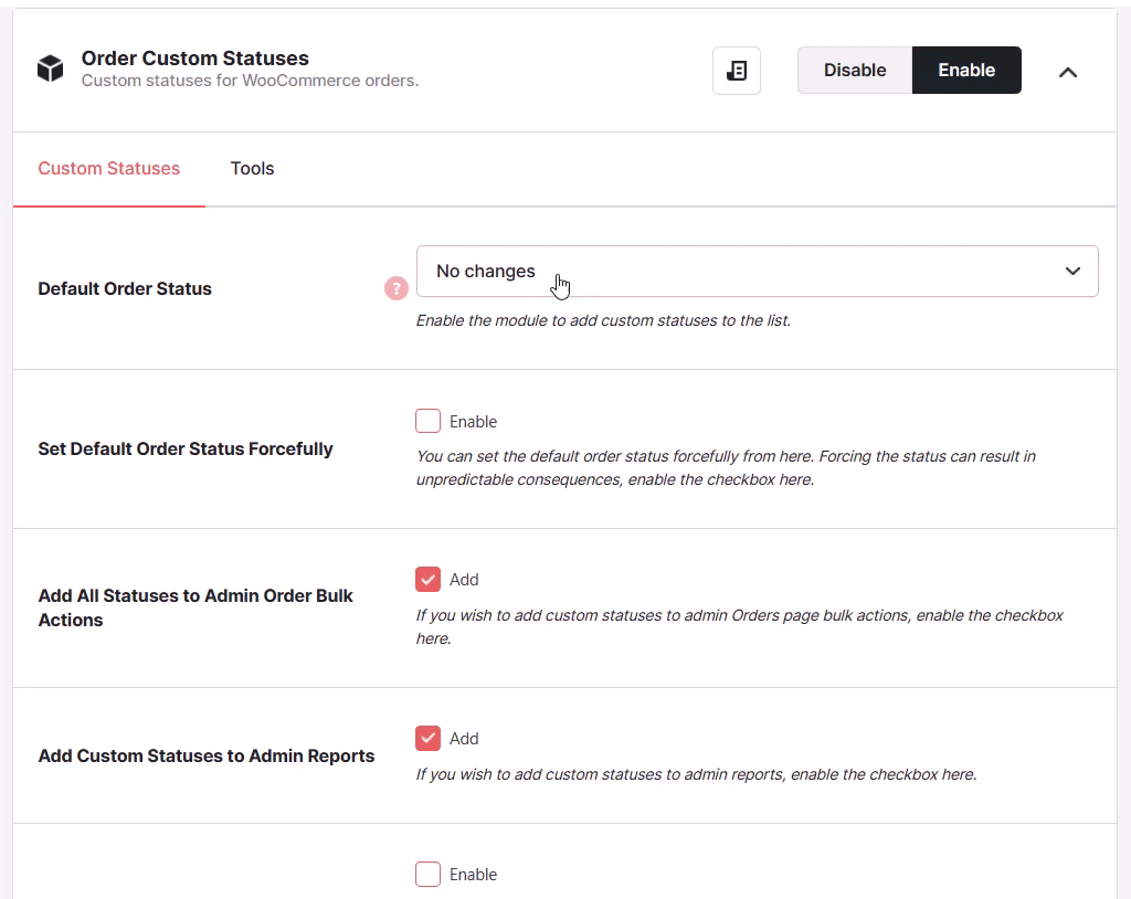 Custom Statuses 1