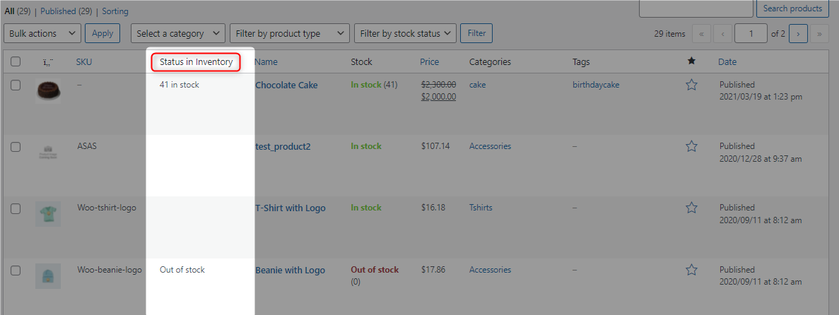 Admin Products List4