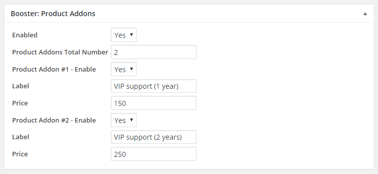 Product Addons3
