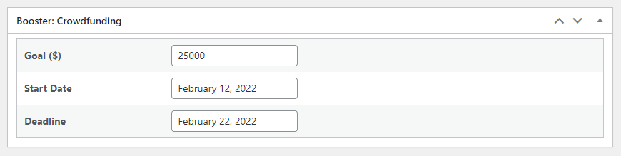 Woocommerce Crowdfunding2