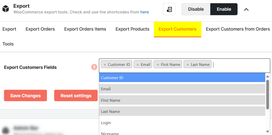 Woocommerce Export Tools8