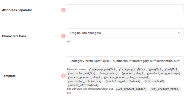 Woocommerce Sku3