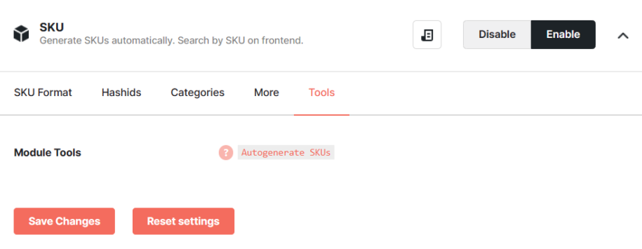 Woocommerce Sku9